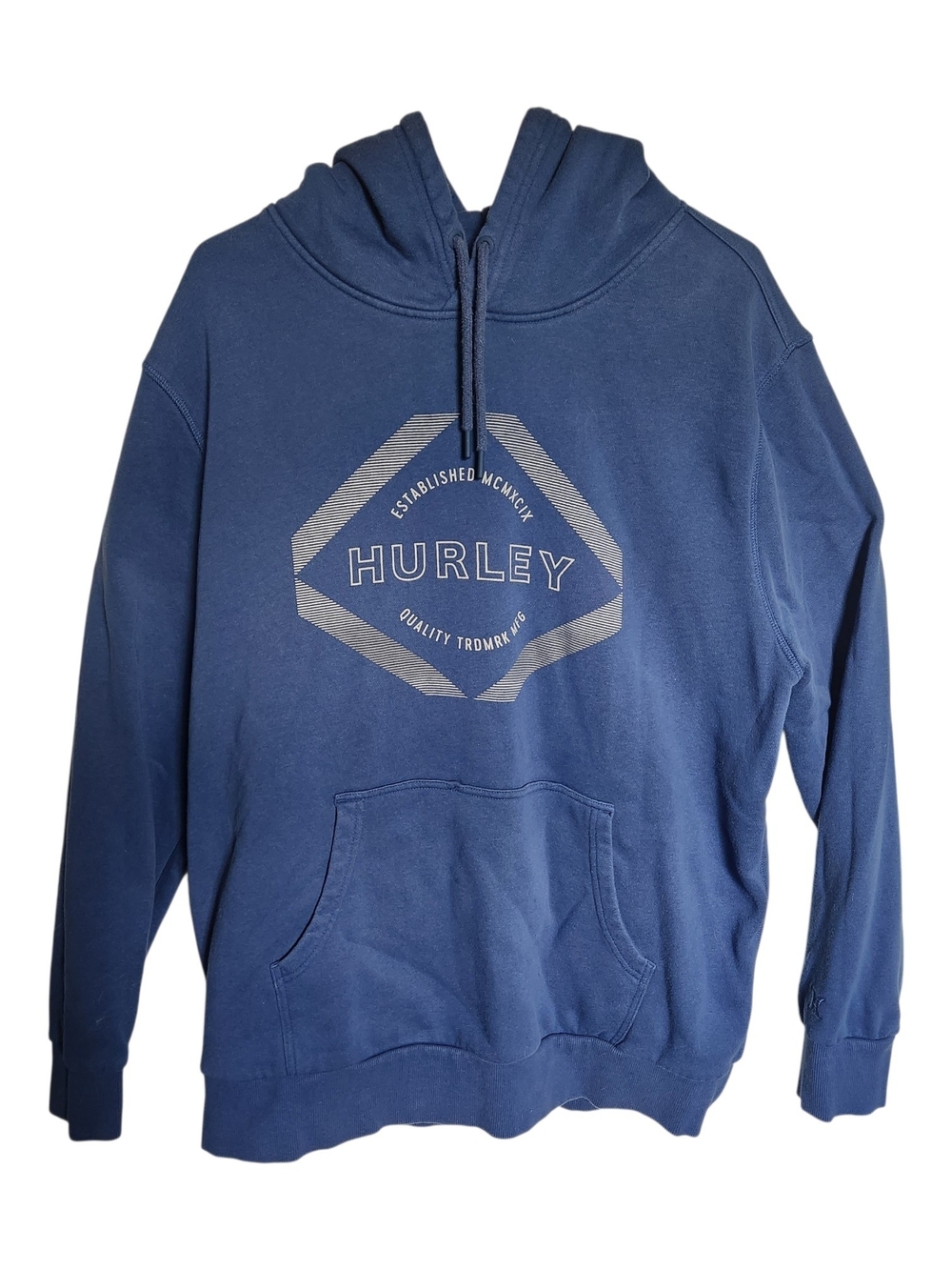 Hurley Men's Blue Pullover Hoodie Size XL